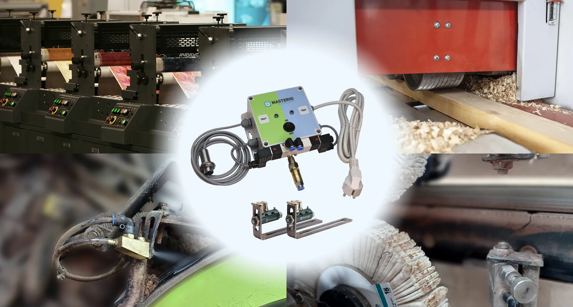 Breite Anwendung der Masterio-Sprühsysteme.