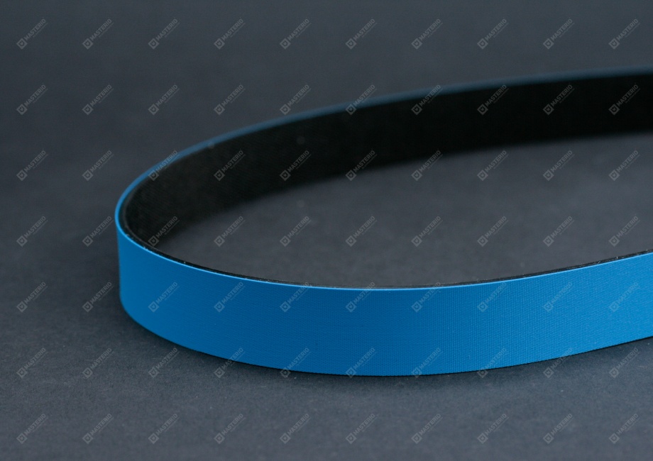 Blue flat drive belt