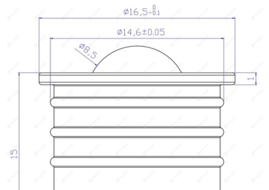 Rolka posuwu MASTERIO RDP010 14 X 10 mm